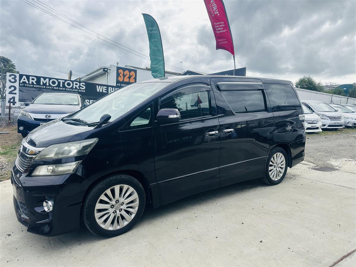 2012 Toyota Vellfire Van Automatic, STOCK CLEARNCE SALE, 7 seats, Petrol, 2,500 cc, 162,000 km