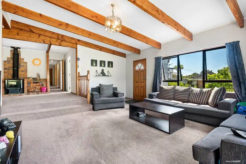 1012m2, 4 beds (1 ensuite) 2 baths house with double garage with RC, EPA for 4 standalone homes, BC in progress, minutes from from Torbay Village shops, cafes, and transport links, beaches, schools, 0.2 km to Torbay School, 59 Hebron Road, Waiake, Auckland