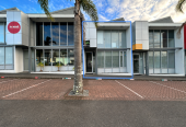 Approx. 84sqm office space across two levels, Two exclusive onsite car parks, Modern amenities include a bathroom, kitchenette, security system, and heat pump, Outgoings approx. $7,030.77 + GST per annum, Available for lease or purchase, 13/40 Arrenway Drive, Rosedale, Auckland