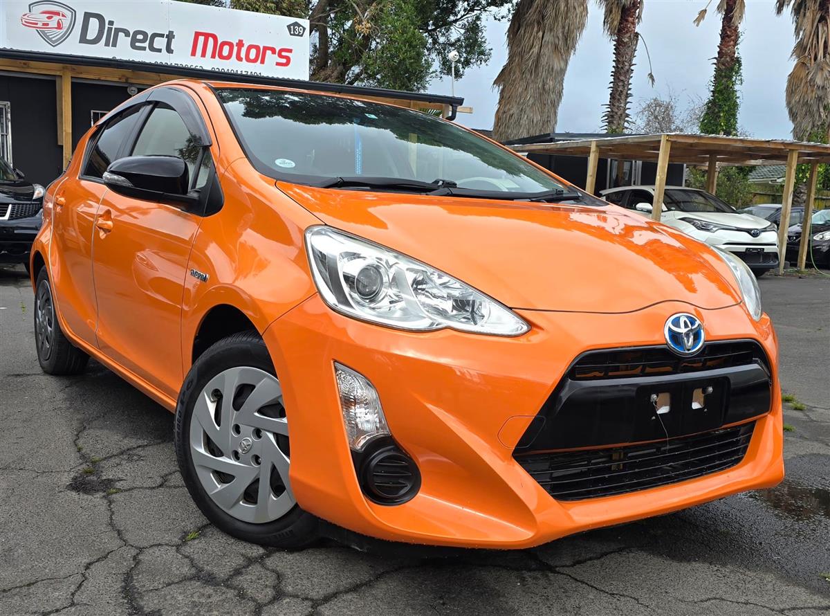 2016 Toyota Aqua **S Package**Push Start**Reversing Camera**Black Mirrors** Hatchback Automatic, 5 seats, Hybrid, 1,496 cc, 95,387 km