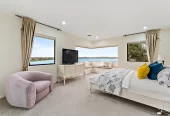 Overseas Vendor Must sell, 720m2 Sea views 5 beds 5 baths house with triple garage and A self-contained guest wing, car room, music room, office, swimming pool, the full-sized tennis court. A sauna, private gym, and children’s playground, direct beach access from the backyard for sunrise kayaking, moments from Half Moon Bay’s shops, 38 Venus Place, Half Moon Bay, Auckland