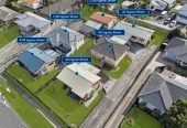 6 x Standalone 2 beds 1 bath house on 2135m2 section, Buy one site or secure both together, 20 Ingram Street consists of three dwellings spread across two Cross-Lease titles with a combined land area of approximately 1,077sqm. Total Rental income $1640/w, 22 Ingram Street offers an additional Freehold title comprising three dwellings on approximately 1,058sqm of land. Total rental income : $1655/w, close to schools, town centre, easy motorway access, 20 & 22 Ingram Street, Papakura, Auckland