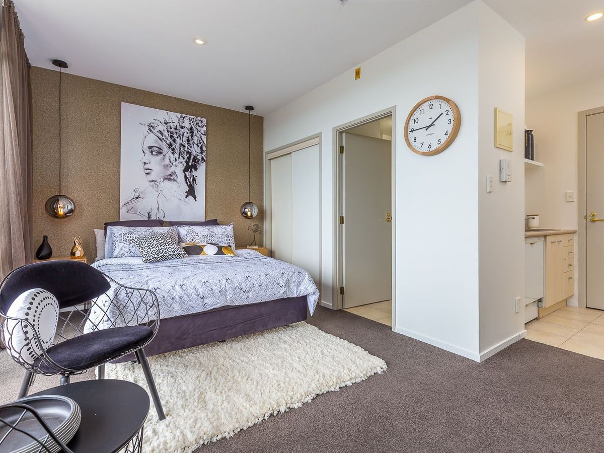 For rent, 33m2 1 bede 1 bath studio apartment, Available from 30th May, 12I / 14 Waterloo Quadrant, City Centre, Auckland
