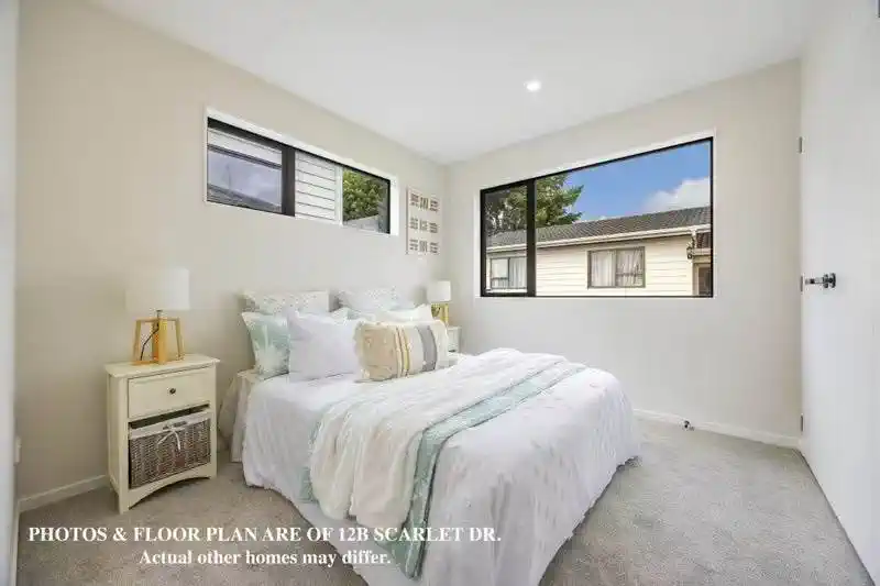 Brandnew freehold 3 beds 2.5 bath Duplex home with garage, Move-in ready, close to schools, parks, shops, 0.5 km to Birdwood School, 1.6 km to Waitakere College, 1.8 km to Massey High School, 12B Scarlet Drive, Ranui, Auckland