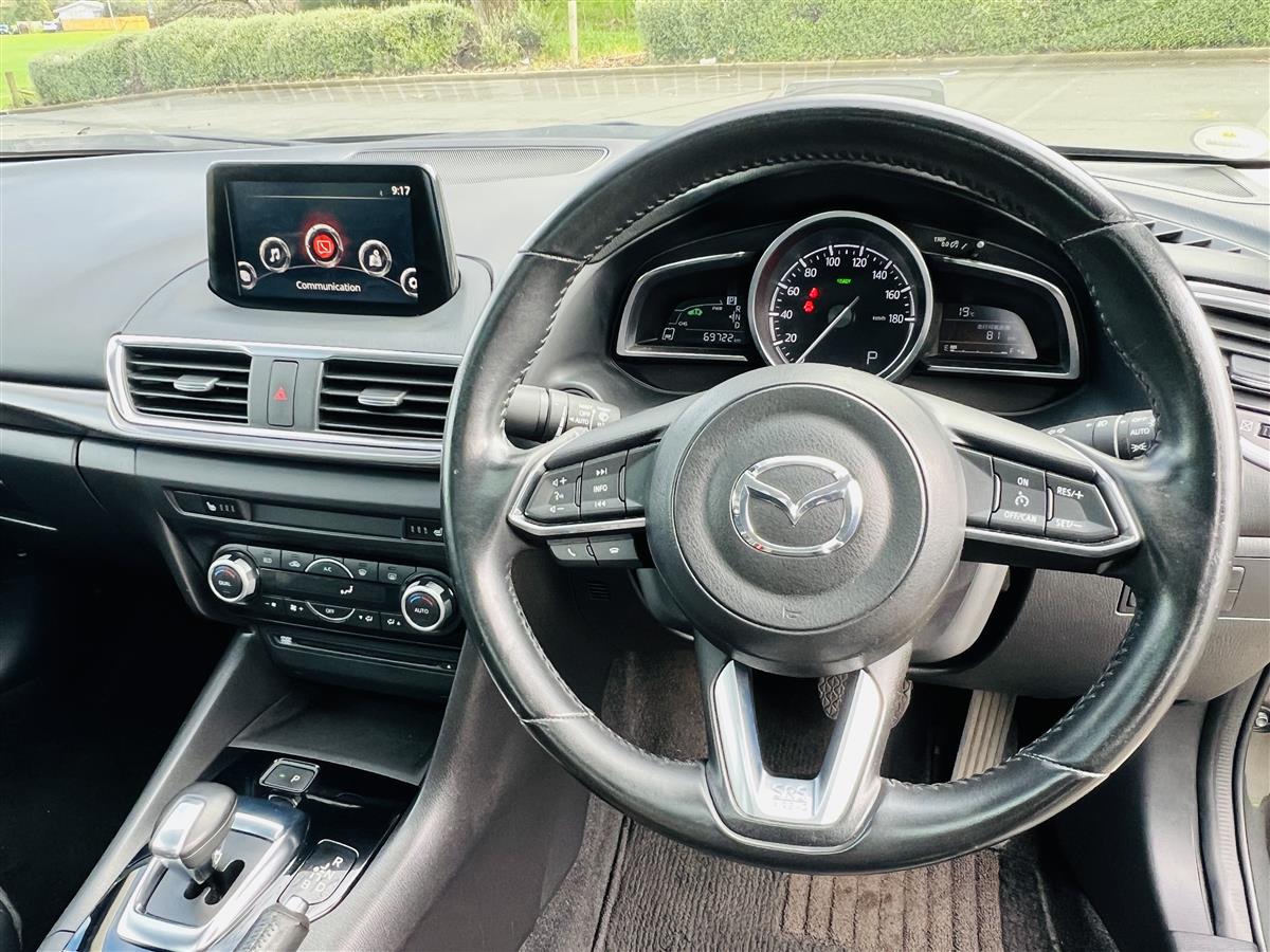 2016 Mazda Axela SUNROOF HIGH SPEC LEATHER SEATS HUD Sedan Automatic,5 seats, Grey, Petrol, 2,000 cc, 69,715 km