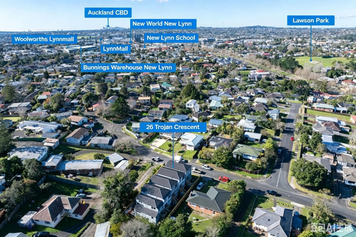 10-Year Stamford Building Warranty, Brandnew standalone 4 beds (2 ensuites) 3.5 baths home with garage, Private ground-floor guest suite complete with its own bathroom, move-in ready, close to Lynn Mall, In zones of Fruitvale School, Blockhouse Bay Intermediate and Green Bay High School, 26B&D Trojan Crescent, New Lynn, Auckland