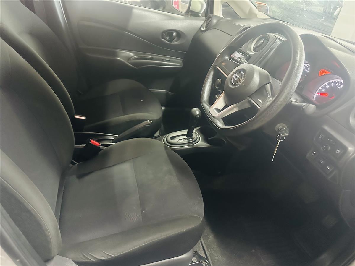 2017 Nissan Note Hatchback Automatic, 5 seats, Silver, Petrol, 1,200 cc, 101,000 km