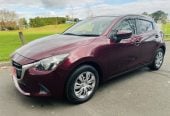 2017 Mazda Demio BLUETOOTH Hatchback Automatic, 5 seats, MAROON, Petrol, 1,300 cc, 29,854 km