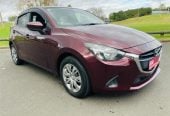 2017 Mazda Demio BLUETOOTH Hatchback Automatic, 5 seats, MAROON, Petrol, 1,300 cc, 29,854 km
