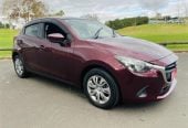 2017 Mazda Demio BLUETOOTH Hatchback Automatic, 5 seats, MAROON, Petrol, 1,300 cc, 29,854 km