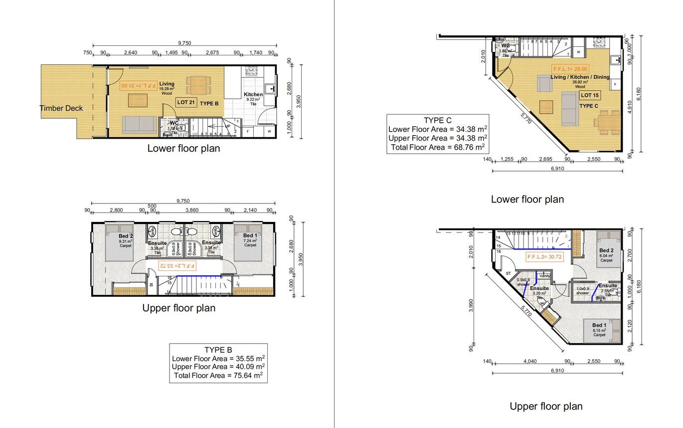 10-Year Master Build Warranty, Brandnew 2 beds 2.5 baths townhouse, Approximately one minute’s walk to Avondale Train Station, Walking distance to shops, cafés, restaurants and daily amenities, close to Lynn Mall and Avondale Sunday Market, School Zone: Avondale Primary School, Avondale Intermediate and Avondale College, Lot 15-21/11 & 15 Saint Jude Street Avondale, Auckland