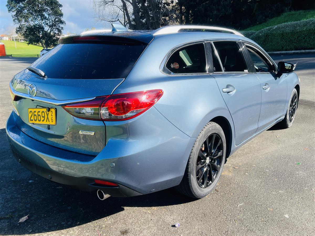 2013 Mazda Atenza APPLE CARPLAY REDAR CRUISE CONTROL Station Wagon Automatic, 5 seats, Blue, Petrol, 2,000 cc, 40,099 km