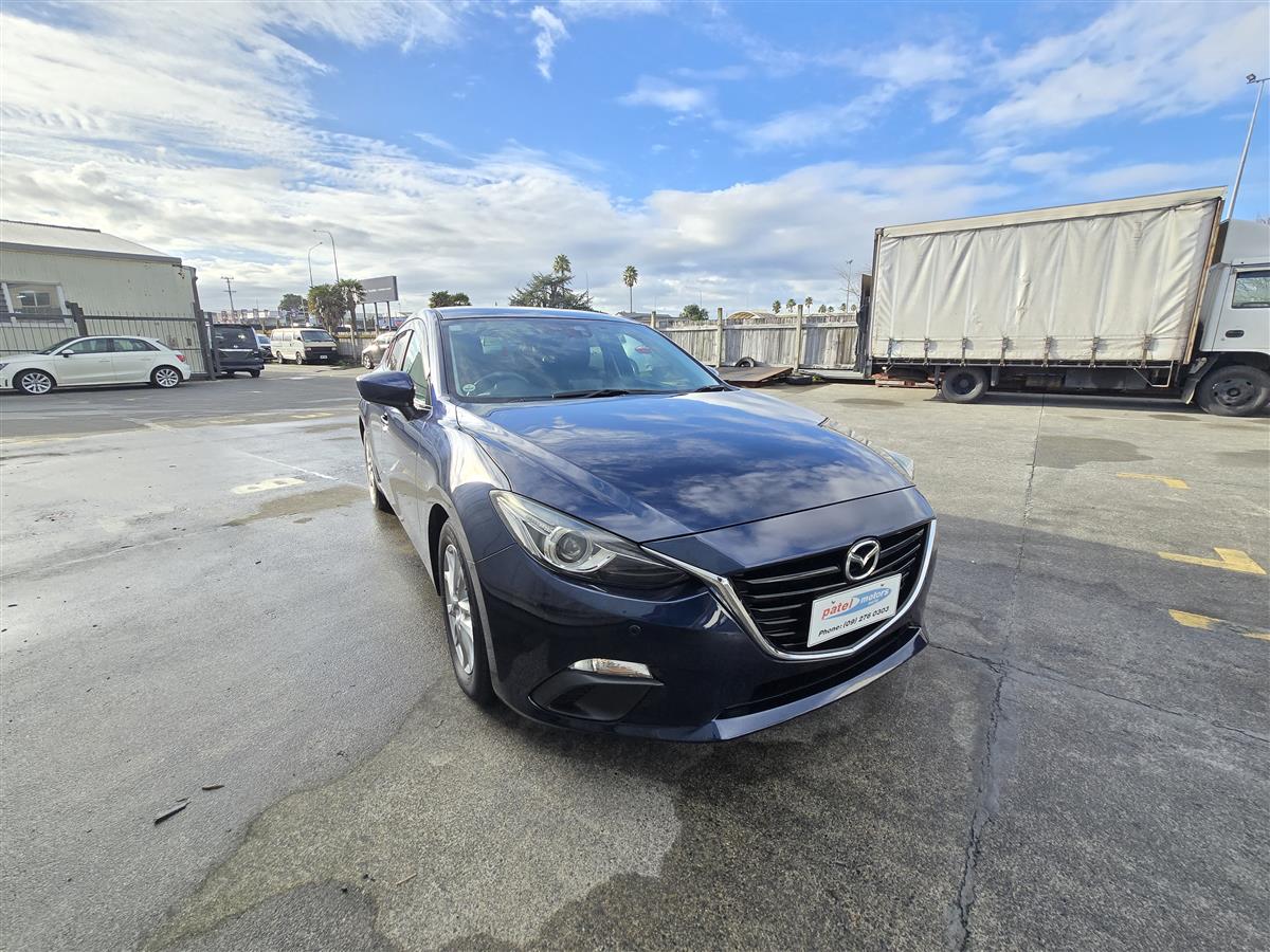 2016 Mazda Axela Parking Sensors !! Blind Spot Monitor !! Hatchback Automatic, 5 seats, Blue, New Import, Petrol, 1,490 cc, 74,531 km