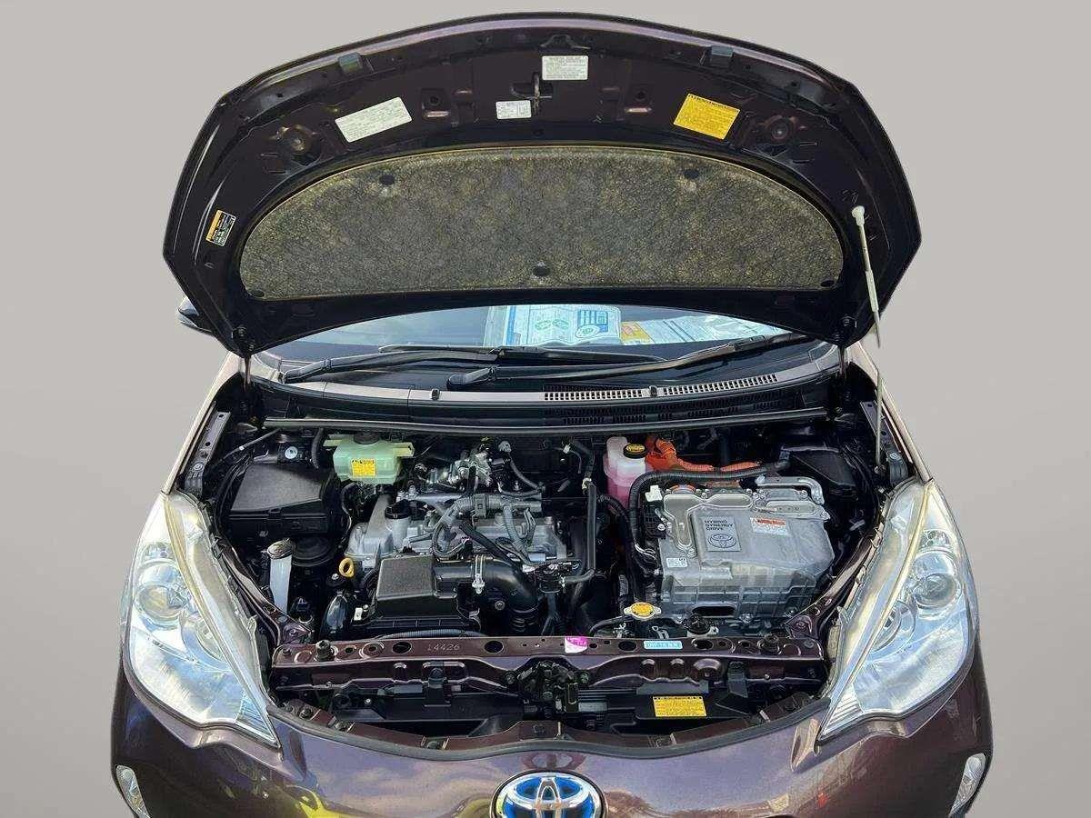 2014 Toyota Aqua G / BACK CAMERA / PUSH START Hatchback Automatic, Purple, New Import, Hybrid, 1,500 cc, 78,415 km