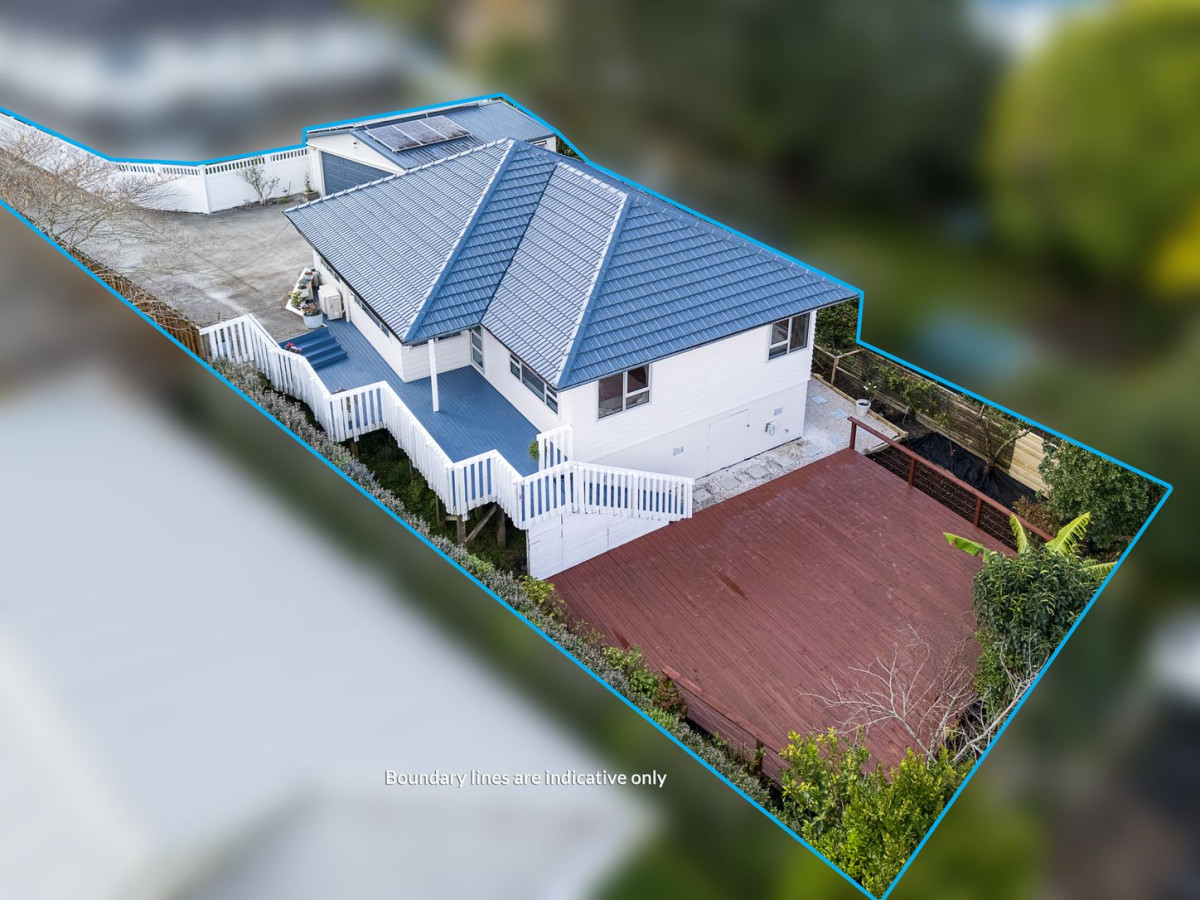 Once in 7 years, 528m2 section, 126m2 3 beds 1 baths house with double garage and Expansive decking, close to local amenities, parks, schools and convenient access to motorway access, 8A Gloria Avenue, Te Atatu Peninsula, Auckland
