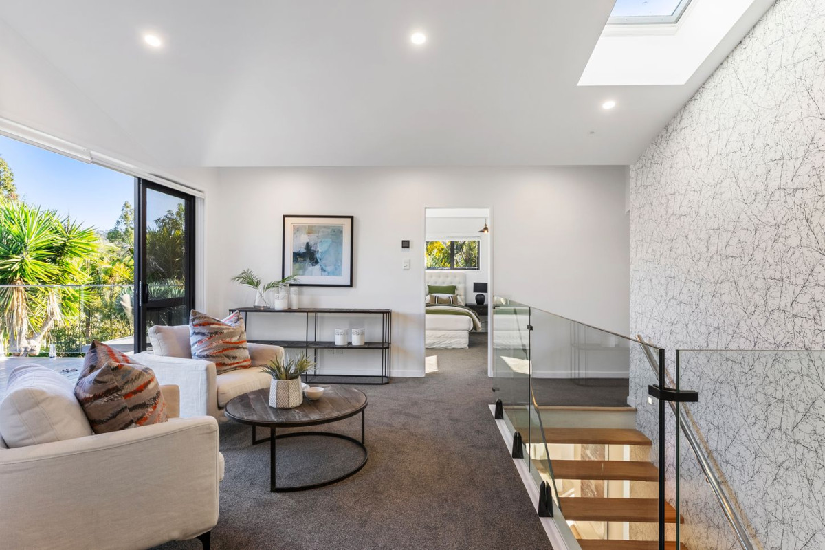 Overseas vendors committed to sell, 1420m2 section, Over 400m2 5 beds 3.5 baths, double garage, swimming pool, Striking cedar architectural home offering resort-style family living, moments from Wainoni Park and local amenities, 6 Birchwood Grove, Greenhithe, Auckland