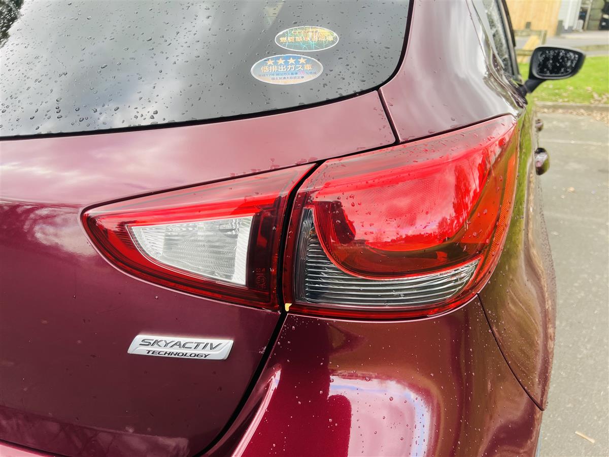 2017 Mazda Demio BLUETOOTH Hatchback Automatic, 5 seats, MAROON, Petrol, 1,300 cc, 29,854 km