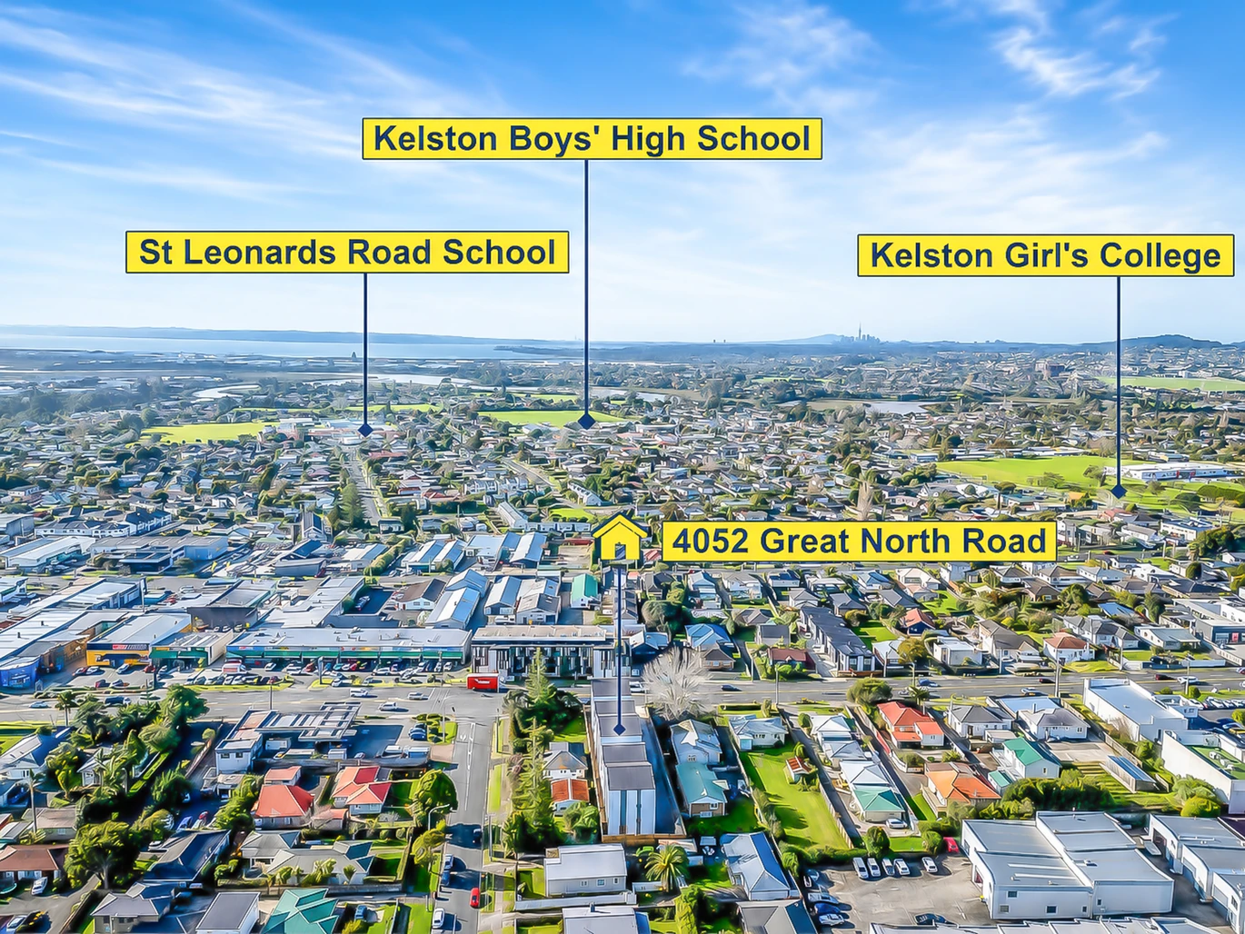 Urgent Sell, ASAP, Enquiries over $670K, 10-Year Master Build Guarantee. 140m2 Brandnew freehold 3 beds 2 baths home with garage, move-in ready, walk a mere 600m to Kelston Mall and Woolworths. 9/4052 Great North Road Glen Eden, Auckland