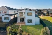 411m2 section backing onto reserve, 2 kitchens, 320m2 Brandnew 6 beds (4 ensuites) + study 5.5 baths house, double garage, 2 beds granny, 15 Seagreen Avenue, Karaka, Auckland