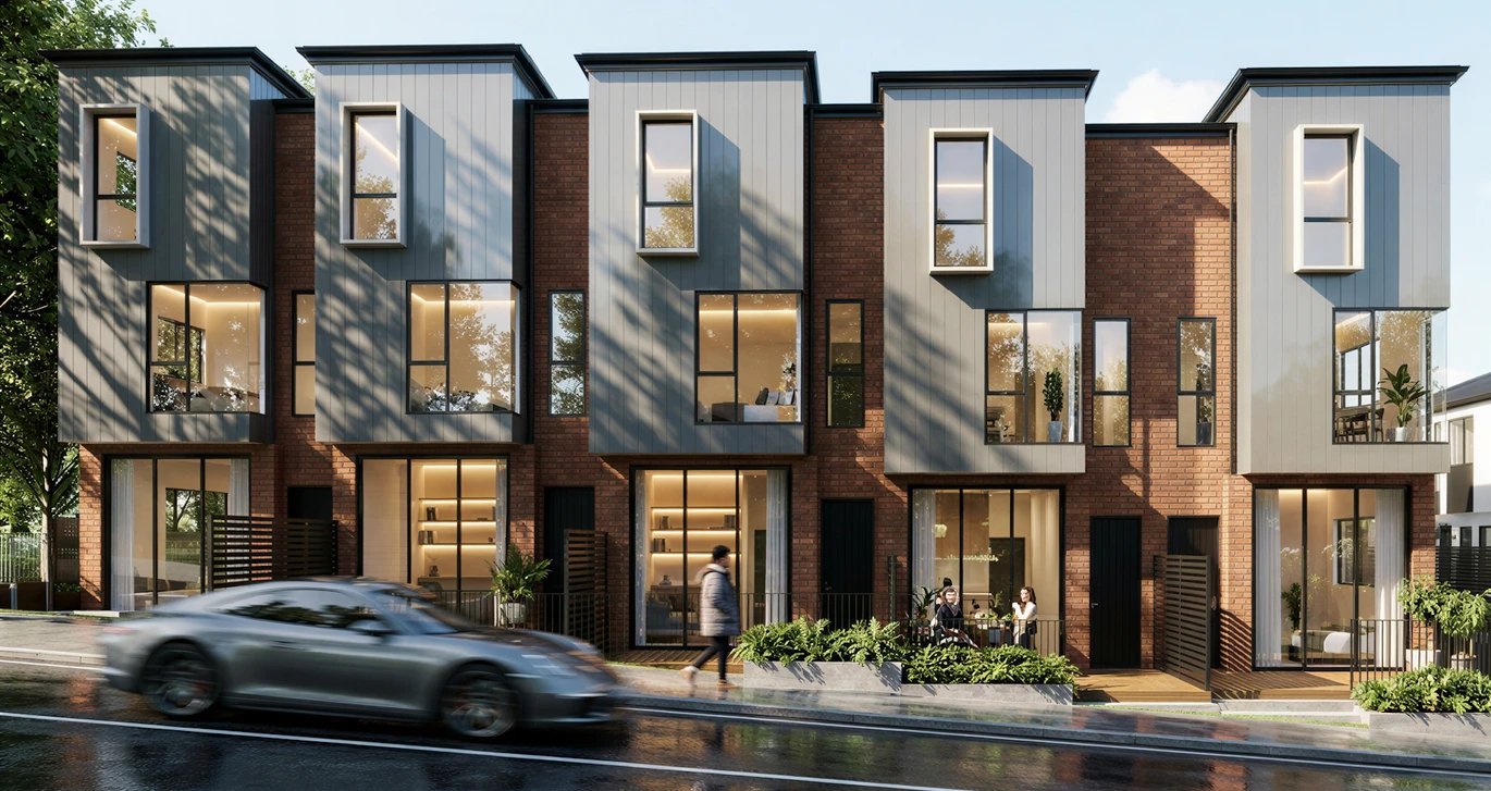 10-Year Master Build Warranty, Brandnew 2 beds 2.5 baths townhouse, Approximately one minute’s walk to Avondale Train Station, Walking distance to shops, cafés, restaurants and daily amenities, close to Lynn Mall and Avondale Sunday Market, School Zone: Avondale Primary School, Avondale Intermediate and Avondale College, Lot 15-21/11 & 15 Saint Jude Street Avondale, Auckland
