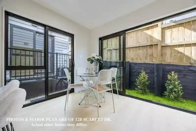 Brandnew freehold 3 beds 2.5 bath Duplex home with garage, Move-in ready, close to schools, parks, shops, 0.5 km to Birdwood School, 1.6 km to Waitakere College, 1.8 km to Massey High School, 12B Scarlet Drive, Ranui, Auckland