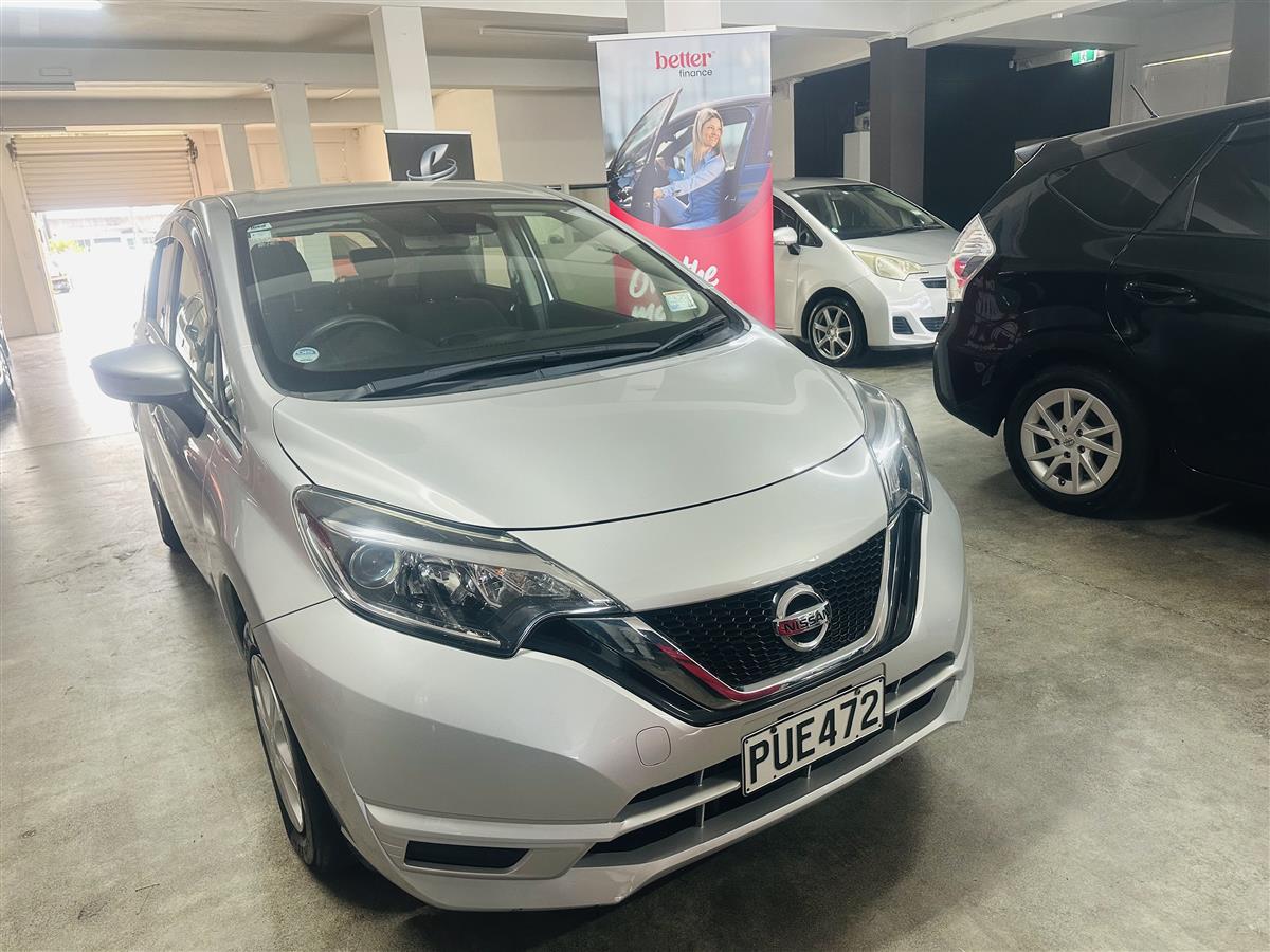 2017 Nissan Note Hatchback Automatic, 5 seats, Silver, Petrol, 1,200 cc, 101,000 km