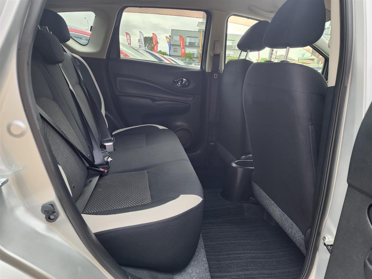 2017 Nissan Note Hatchback Automatic, 5 seats, Silver, New Import, Petrol, 1,200 cc, 95,911 km
