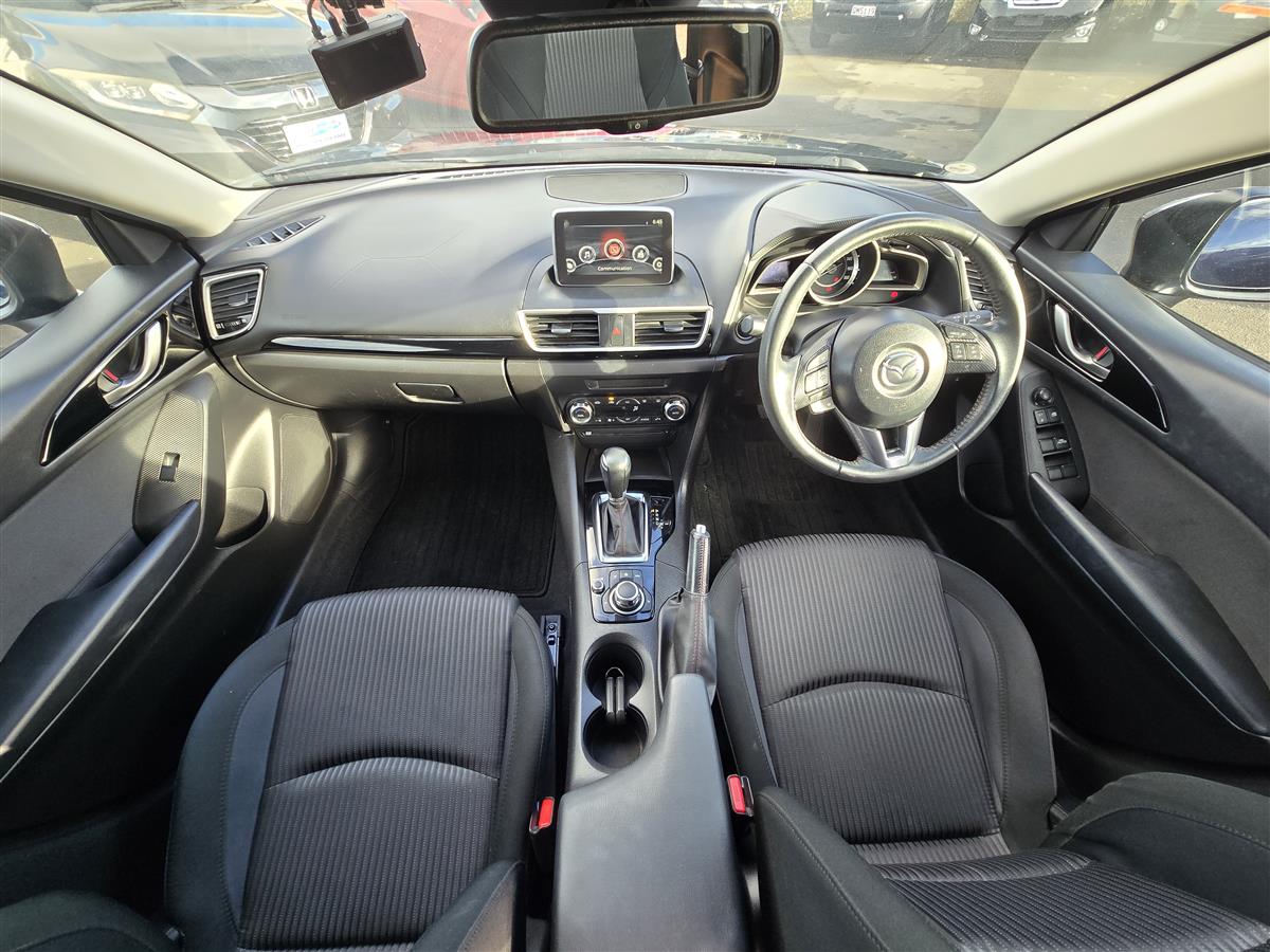 2016 Mazda Axela Parking Sensors !! Blind Spot Monitor !! Hatchback Automatic, 5 seats, Blue, New Import, Petrol, 1,490 cc, 74,531 km