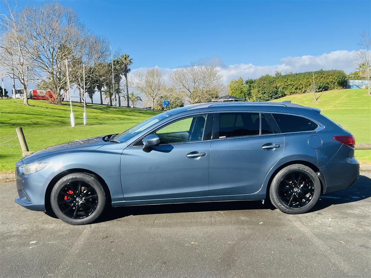 2013 Mazda Atenza APPLE CARPLAY REDAR CRUISE CONTROL Station Wagon Automatic, 5 seats, Blue, Petrol, 2,000 cc, 40,099 km