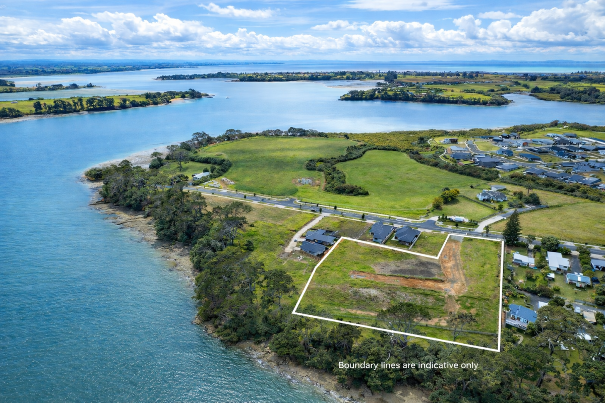 Sea Views, Titles issued – ready to build section, Services to boundary, Protective covenants in place, With coastal walkways, a nearby boat ramp, and a thoughtfully planned neighbourhood, in the fast-growing coastal community of Kahawai Point. 26D McLarin Road, Glenbrook Beach, Auckland
