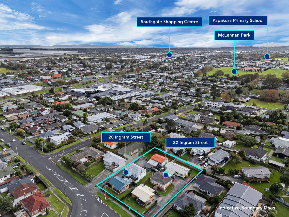 2 Standalone 2 beds 1 bath home with car parks, close to transport, shops, schools, and amenities, 1&3/20 Ingram Street, Papakura, Auckland