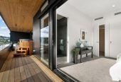 Stunning Beachside Penthouse, 2 beds (1 ensuite) 2 baths + study area 2 car parks apartment, 126 square meters floor area including the 28 square meters under-cover private patio. just a mere 300 meters from the pristine Browns Bay beach. 503/32 Anzac Road, Browns Bay, Auckland