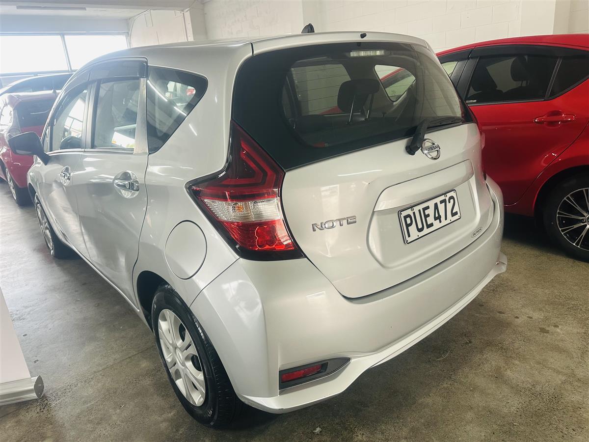 2017 Nissan Note Hatchback Automatic, 5 seats, Silver, Petrol, 1,200 cc, 101,000 km