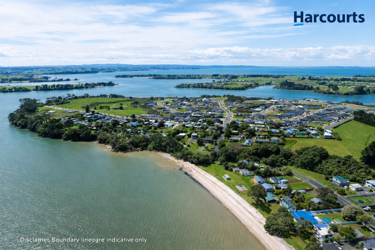 Sea Views, Titles issued – ready to build section, Services to boundary, Protective covenants in place, With coastal walkways, a nearby boat ramp, and a thoughtfully planned neighbourhood, in the fast-growing coastal community of Kahawai Point. 26D McLarin Road, Glenbrook Beach, Auckland