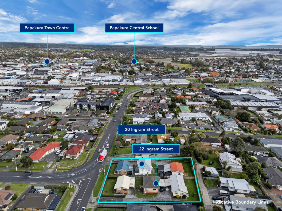 2 Standalone 2 beds 1 bath home with car parks, close to transport, shops, schools, and amenities, 1&3/20 Ingram Street, Papakura, Auckland
