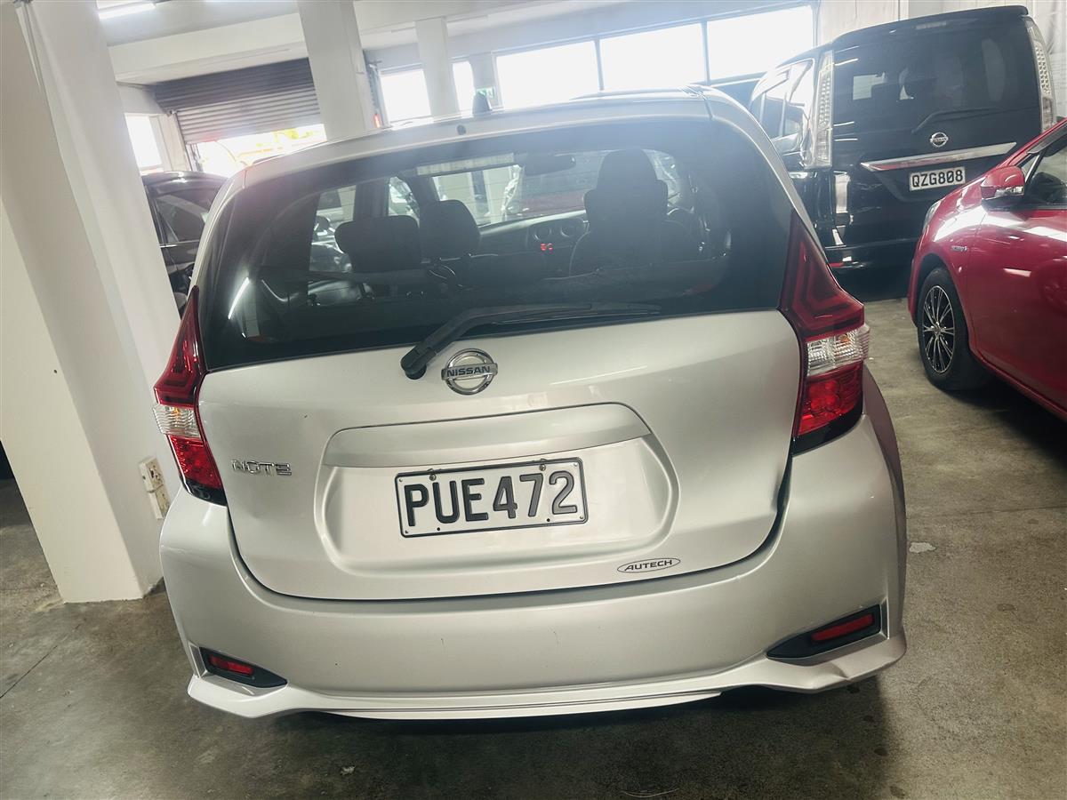 2017 Nissan Note Hatchback Automatic, 5 seats, Silver, Petrol, 1,200 cc, 101,000 km