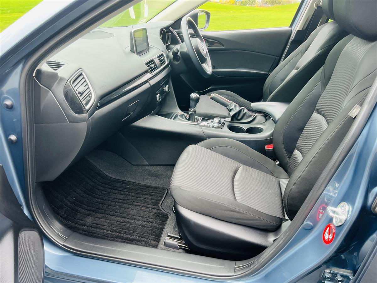 2014 Mazda Axela 1.5S 6 SPEED MANUAL SKYACTIV Hatchback Manual, 5 seats, Blue, Petrol, 1,500 cc, 74,524 km