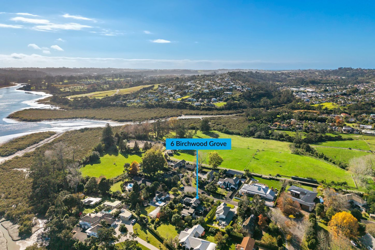 Overseas vendors committed to sell, 1420m2 section, Over 400m2 5 beds 3.5 baths, double garage, swimming pool, Striking cedar architectural home offering resort-style family living, moments from Wainoni Park and local amenities, 6 Birchwood Grove, Greenhithe, Auckland