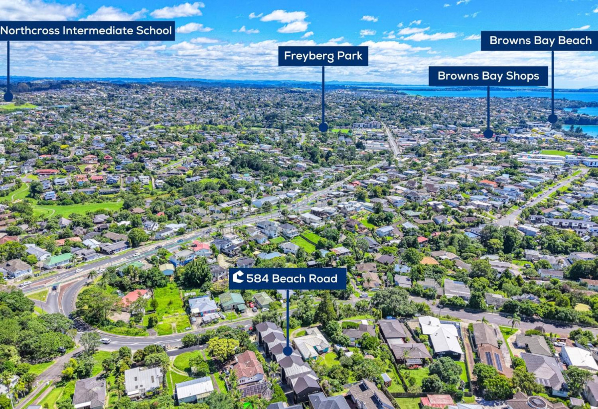 Rangitoto College zone, Brandnew standalone 4 beds 2.5 baths home with garage, Walk to Rothesay Bay Shops, Close to Browns Bay Centre & Beaches, Easy Access to Albany Mega Centre and motorway access, 0.6 km to Browns Bay School, Lot 3/584 Beach Road, Rothesay Bay, Auckland