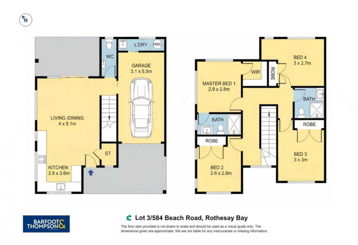 Rangitoto College zone, Brandnew standalone 4 beds 2.5 baths home with garage, Walk to Rothesay Bay Shops, Close to Browns Bay Centre & Beaches, Easy Access to Albany Mega Centre and motorway access, 0.6 km to Browns Bay School, Lot 3/584 Beach Road, Rothesay Bay, Auckland