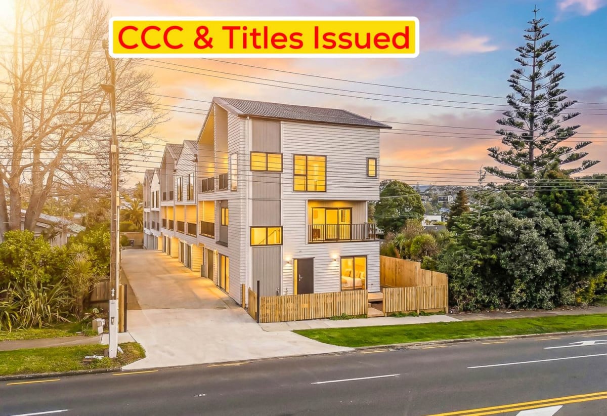 Urgent sale, 140m2 Brandnew freehold 3 beds 2 baths home with garage, just 600m to Kelston Mall (Woolworths, McDonald’s) with schools, gyms, and motorway access moments away, 0.8 km to Glen Eden School, 10/4052 Great North Road, Glen Eden, Auckland