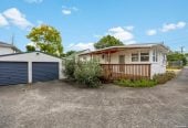 809m2 section, 3 beds 1 bath house with standalone double garage, move-in ready, close to Lynn Mall, schools, 0.7 km to Kelston School, 45 Rimu Street, New Lynn, Auckland