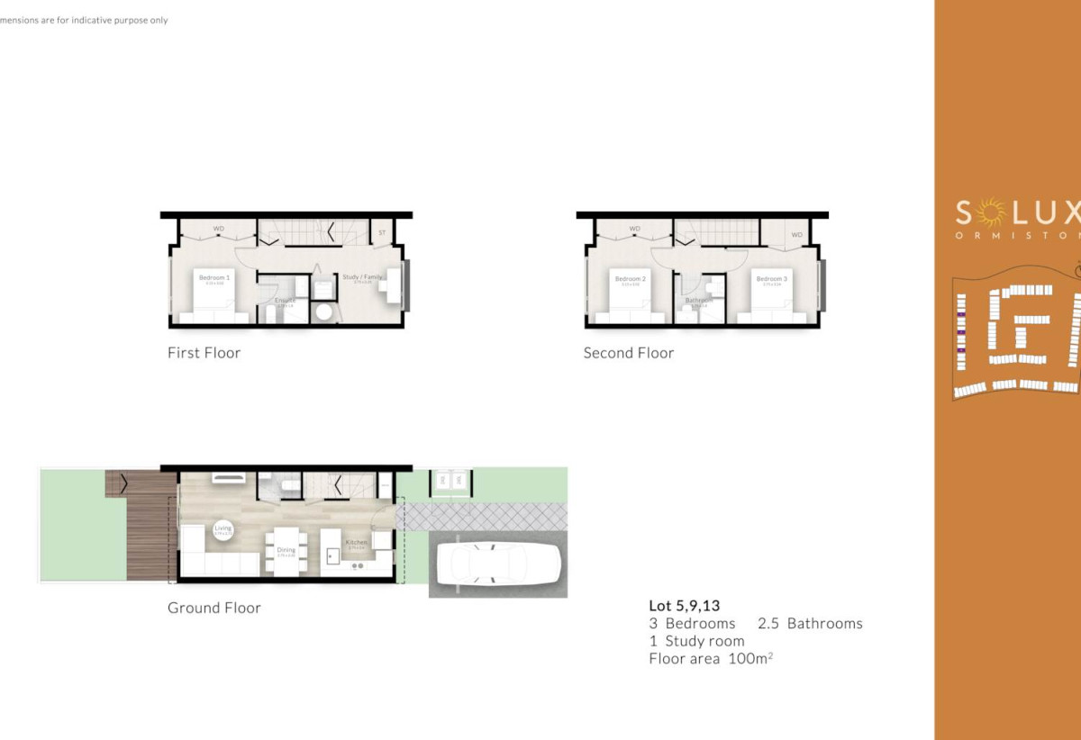 10-Year Master Build Guarantee, Brandnew Freehold 3 beds + Study / Family Space 2.5 baths home with car park, 3 km to Ormiston Town Centre, Ormiston Schools, 58 Takarore Crescent, Flat Bush, Auckland