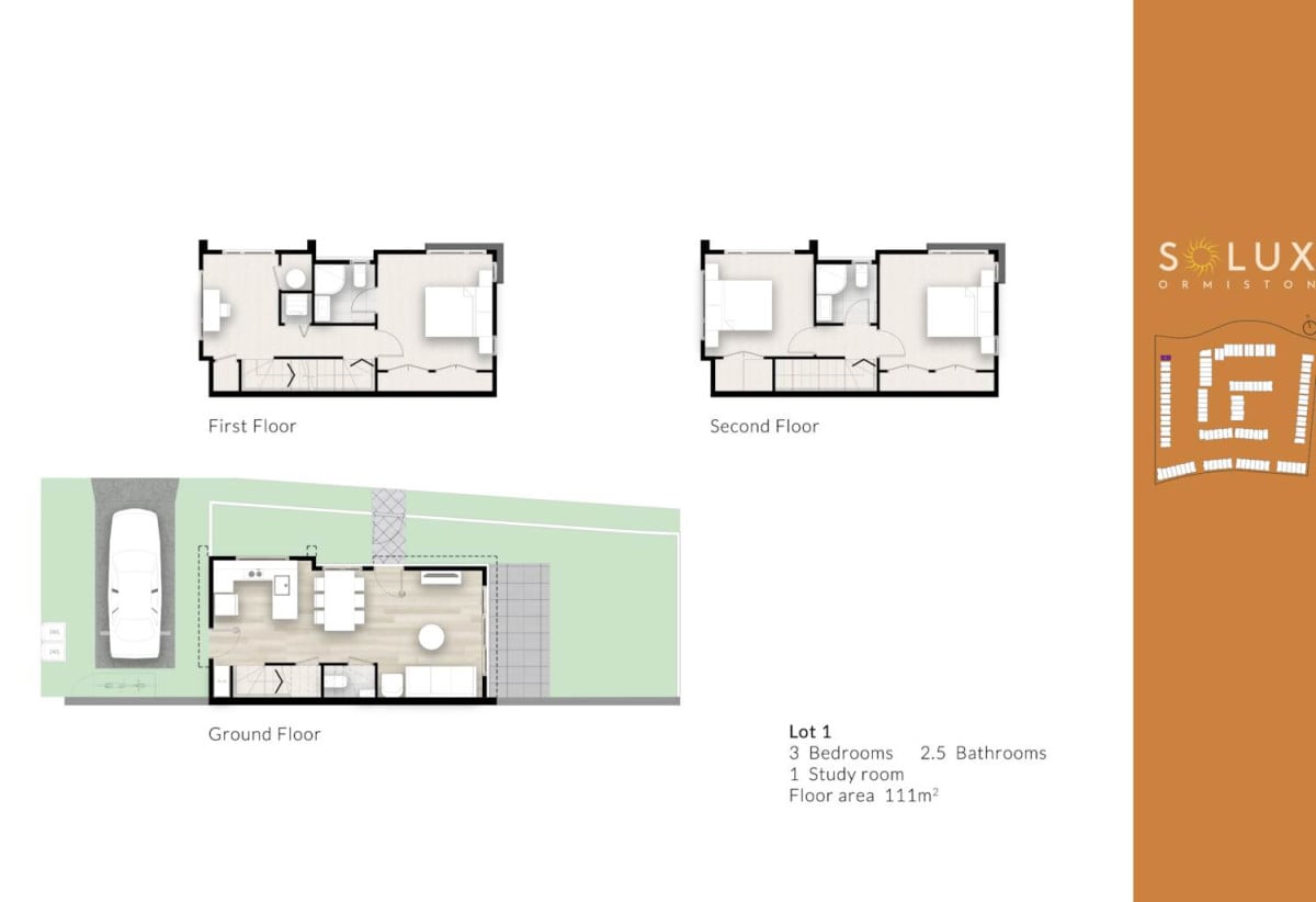 10-Year Master Build Guarantee, Brandnew Freehold 3 beds + Study / Family Space 2.5 baths home with car park, 3 km to Ormiston Town Centre, Ormiston Schools, 62 Takarore Crescent, Flat Bush, Auckland