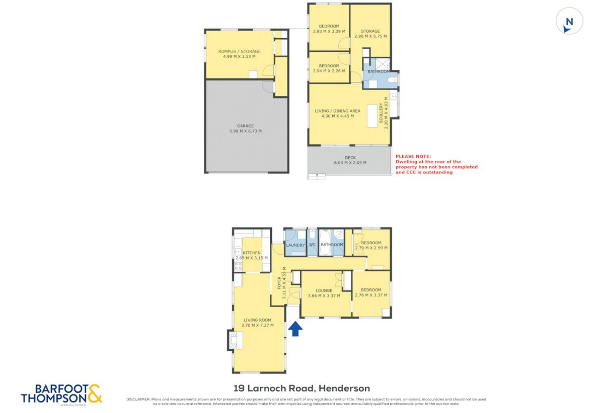 812m2 section, a 3-bedroom home at the front and a separate 2-bedroom minor dwelling at the rear requiring completion (CCC refused as noted on the LIM Report). close to shools, shops, and Sturges Road Train Station, 0.6 km to Waitakere College, 0.9 km to Pomaria Road School, 1.1 km to v and Henderson North School, 19 Larnoch Road, Henderson, Auckland