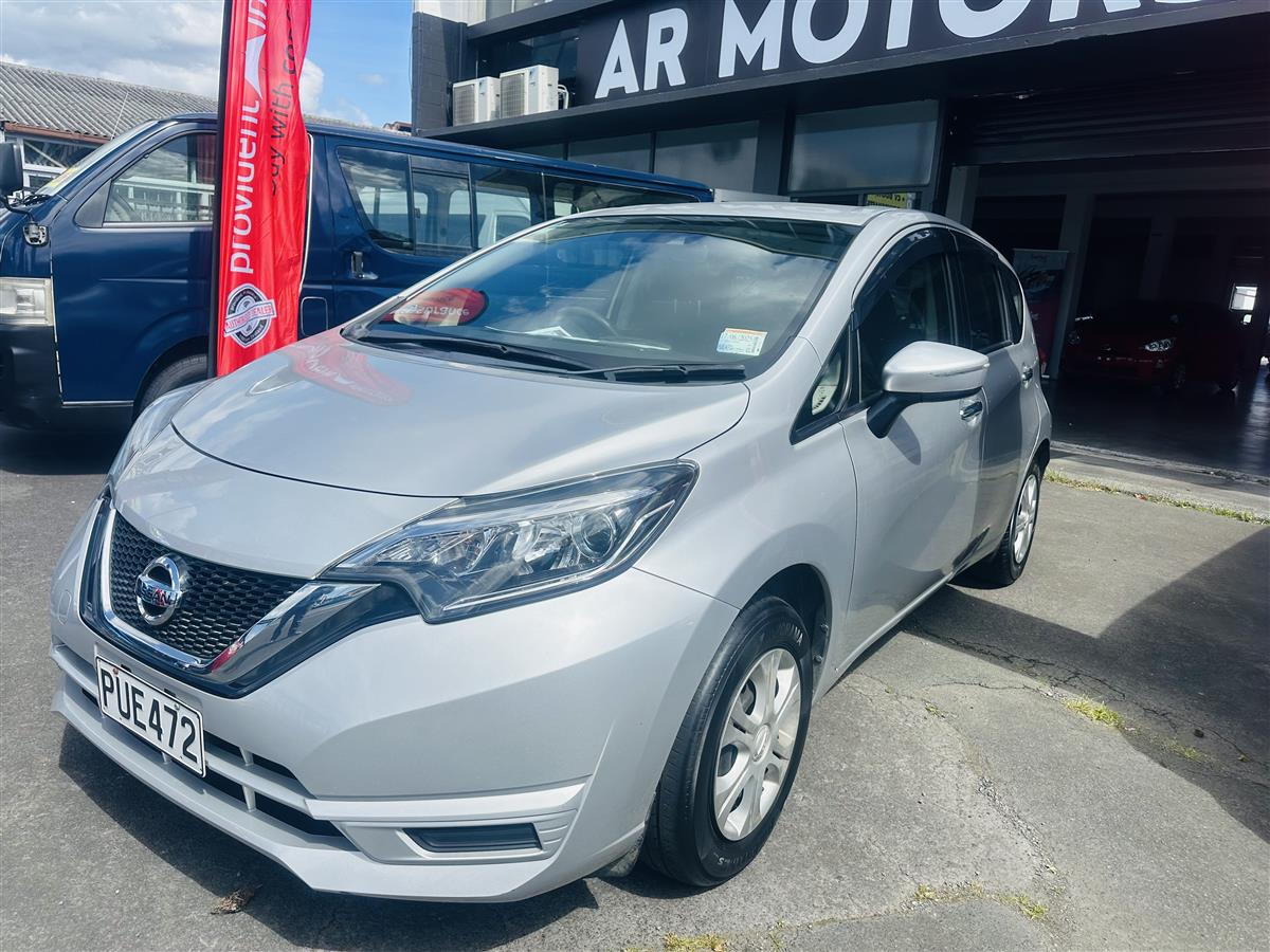 2017 Nissan Note Hatchback Automatic, 5 seats, Silver, Petrol, 1,200 cc, 101,000 km