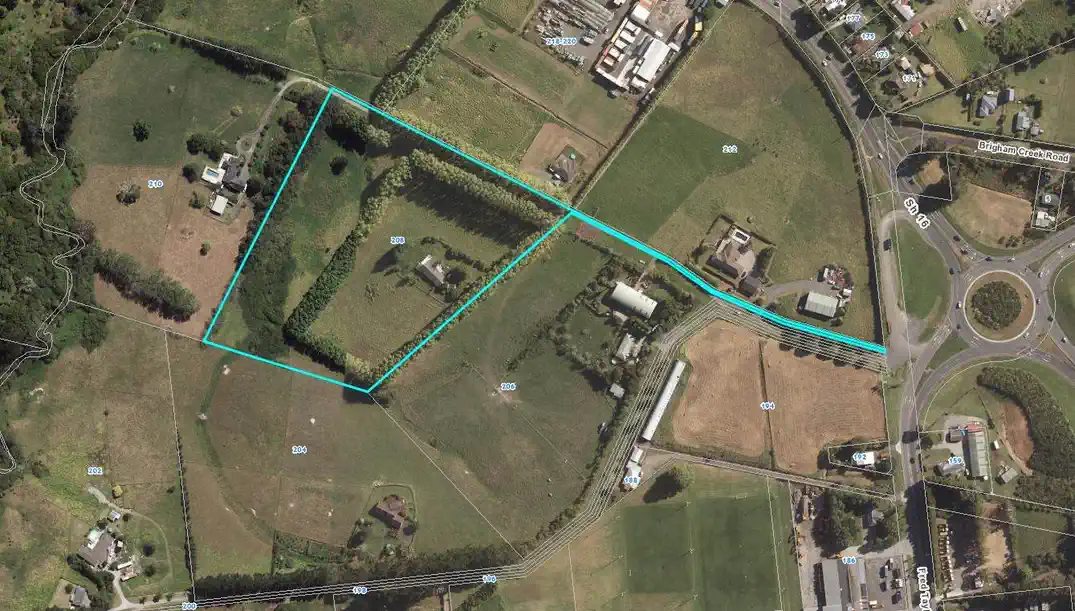 4.0468ha section, Brick 4 beds 3 baths house with double garage, easy motorway access, a short distance from the Northwest Shopping Centre,, 208 Fred Taylor Drive, Whenuapai, Auckland