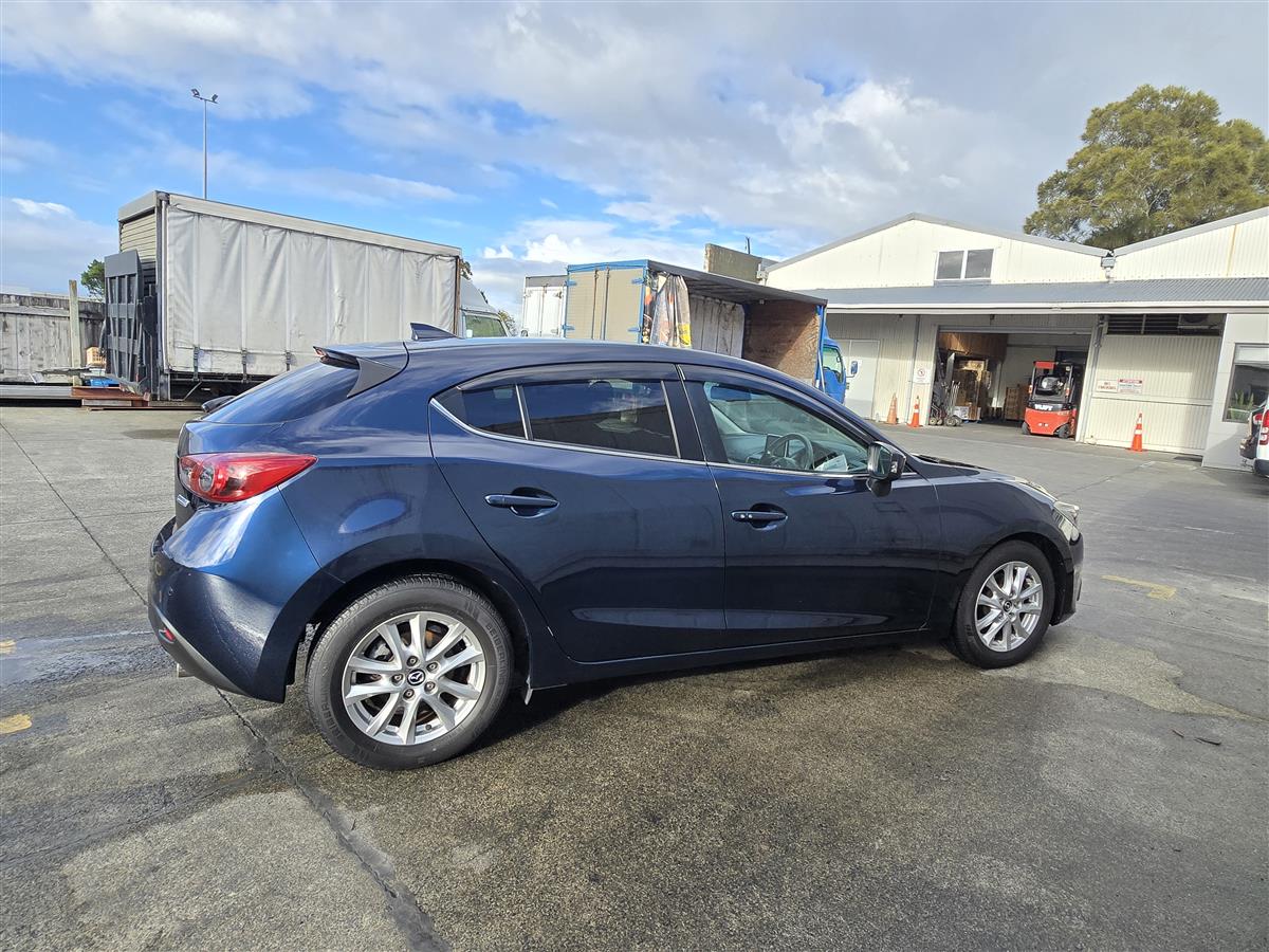 2016 Mazda Axela Parking Sensors !! Blind Spot Monitor !! Hatchback Automatic, 5 seats, Blue, New Import, Petrol, 1,490 cc, 74,531 km