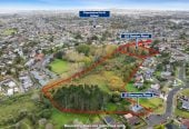 8076m² section, close to schools, shops, [also for sale, 15 Glenmary Place – 2.9633 Hectares (including income-producing residential units)], 0.8 km to Papatoetoe West School, 110 Station Road, Papatoetoe, Auckland