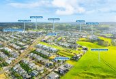 644m2 section, Sea Views, 4 beds (3 ensuites) + over-sized study room 4.5 baths house with double tandem garage (5.9m x 12.4m) for 4 cars, minutes to schools, Long Bay Village, beaches, 0.8 km to Long Bay College, 1.2 km to Long Bay School, 29 Bearing Parade, Long Bay, Auckland